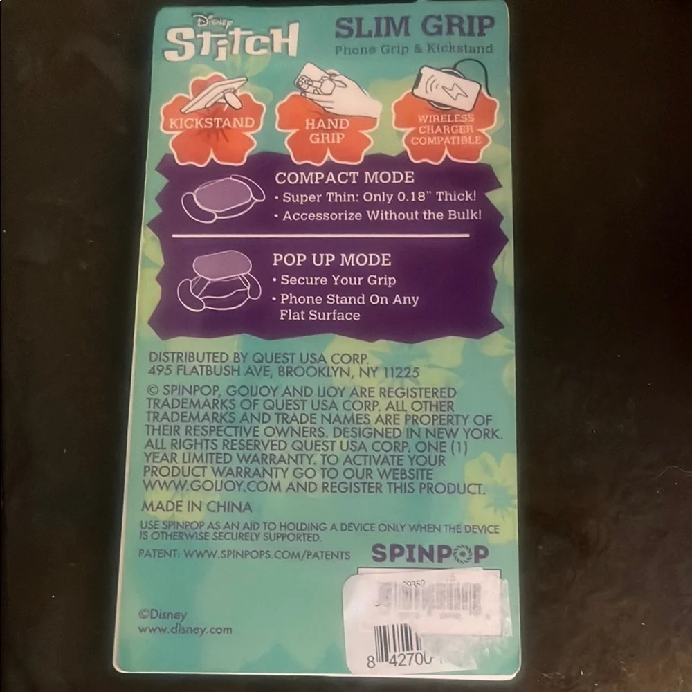 Disney stitch spin pop for phone